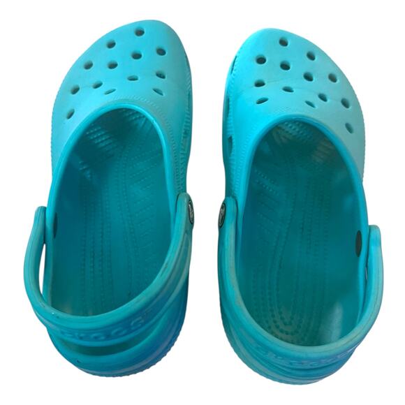 Crocs Original Turquoise Blue Clog Shoe Unisex Size 6M 8W - Picture 5 of 9